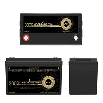 12 ভোল্ট 12V 170Ah Lifepo4 লিথিয়াম ব্যাটারি রিচার্জেবল ডিপ সাইকেল 4S1P