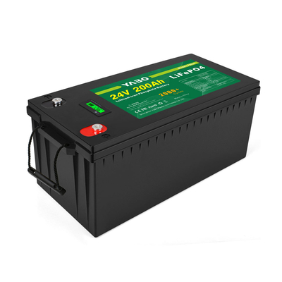 25.6 V Lifepo4 ব্যাটারি প্যাক 24V 200Ah লিথিয়াম আয়ন স্টোরেজ এনার্জি সিস্টেম ডিপ সাইকেলের জন্য