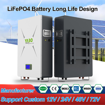10kwh 51.2v 200ah Lifepo4 লিথিয়াম ব্যাটারি সোলার এনার্জি স্টোরেজ সিস্টেম ডিপ সাইকেল Diy