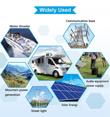 24V 36V 48V 12V Lifepo4 ব্যাটারি 12v 200ah ইয়ট সোলার স্টোরেজ ইউপিএস