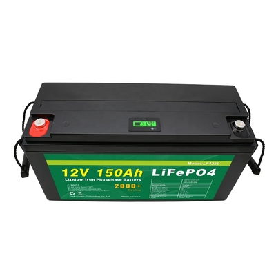 আপ ডিপ সাইকেল রিচার্জেবলের জন্য 150Ah 12v Lifepo4 ব্যাটারি