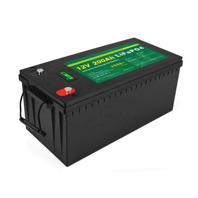 সৌর ইউপিএসের জন্য lifepo4 12v 200ah লিথিয়াম আয়রন ফসফেট ব্যাটারি প্যাক