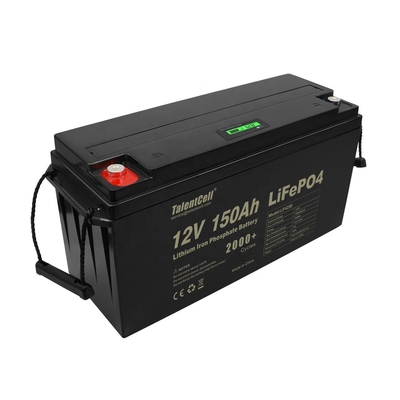 লিথিয়াম আয়রন ফসফেট ব্যাটারি 150ah lifepo4 সেল 12v LED ডিসপ্লে