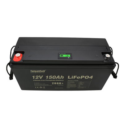 লিথিয়াম আয়রন ফসফেট ব্যাটারি 150ah lifepo4 সেল 12v LED ডিসপ্লে