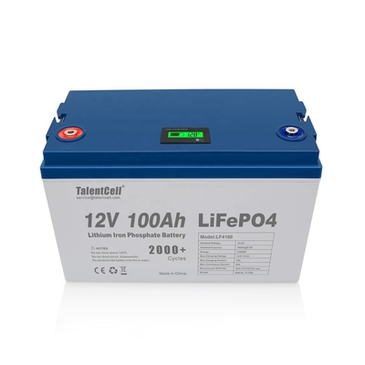 Lifepo4 গল্ফ ব্যাটারি সোলার RV রিচার্জেবল 100ah 12v লিথিয়াম lifepo4 ব্যাটারি