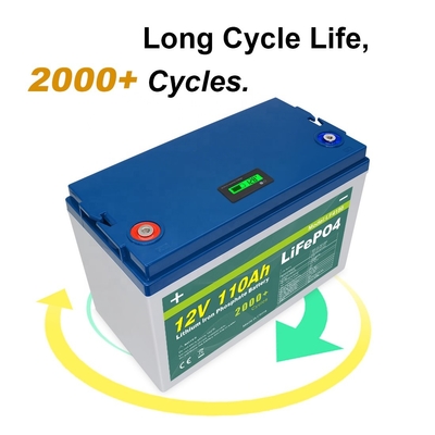 12v 110Ah Lifepo4 গলফ কার্ট ব্যাটারি ডিপ সাইকেল