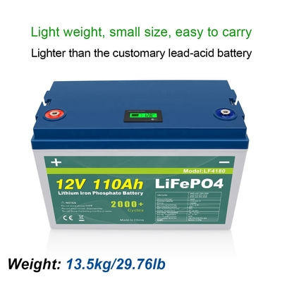12v 110Ah Lifepo4 গলফ কার্ট ব্যাটারি ডিপ সাইকেল