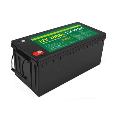 RV BMS 100ah 12v Lithium Lifepo4 ব্যাটারি ডিপ সাইকেল 2000 বার