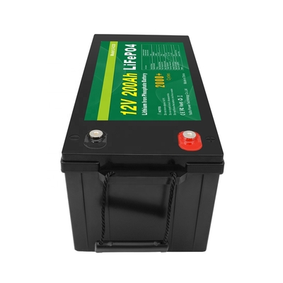 RV BMS 100ah 12v Lithium Lifepo4 ব্যাটারি ডিপ সাইকেল 2000 বার