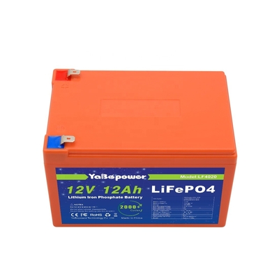12.8v 12v 12ah Lifepo4 ব্যাটারি রিচার্জেবল ডিসচার্জ কারেন্ট 6A