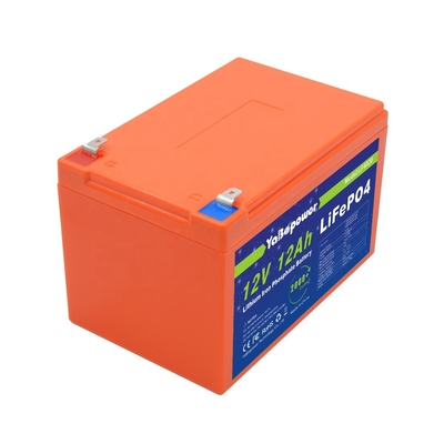 12.8v 12v 12ah Lifepo4 ব্যাটারি রিচার্জেবল ডিসচার্জ কারেন্ট 6A