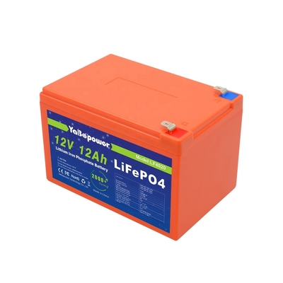 12.8v 12v 12ah Lifepo4 ব্যাটারি রিচার্জেবল ডিসচার্জ কারেন্ট 6A