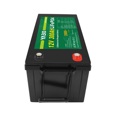 দীর্ঘ জীবনকাল 12v 300Ah ডিসচার্জ কারেন্ট লাইফপো4 ব্যাটারি বিশিষ্ট ক্ষমতা সহ