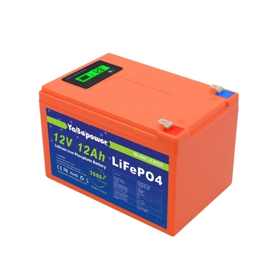 CE সার্টিফিকেটেড 12v 12Ah ডিসচার্জ কারেন্ট 6A Lifepo4 ব্যাটারি বিশিষ্ট ক্ষমতা সহ