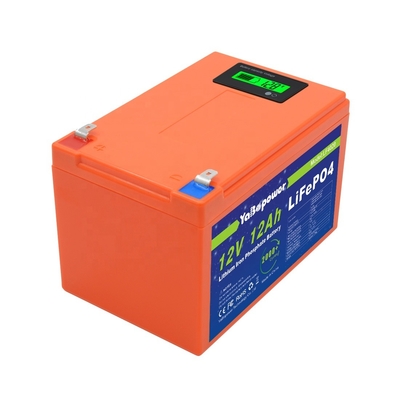CE সার্টিফিকেটেড 12v 12Ah ডিসচার্জ কারেন্ট 6A Lifepo4 ব্যাটারি বিশিষ্ট ক্ষমতা সহ