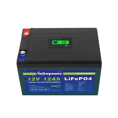 হট সেল ফ্যাক্টরি কাস্টমাইজড 12v 12Ah ডিসচার্জ কারেন্ট 6A Lifepo4 ব্যাটারি বিশিষ্ট ক্ষমতা সহ
