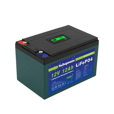 হট সেল ফ্যাক্টরি কাস্টমাইজড 12v 12Ah ডিসচার্জ কারেন্ট 6A Lifepo4 ব্যাটারি বিশিষ্ট ক্ষমতা সহ