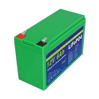 স্মার্ট BMS 12v 6ah Lifepo4 ব্যাটারি প্যাক ডিপ সাইকেল 2000 সাইকেল