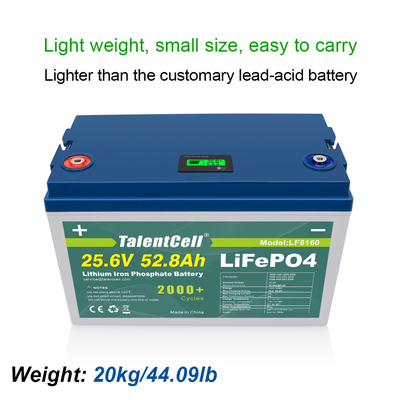 বৈদ্যুতিক গাড়ির জন্য 24v 20ah 50ah গলফ কার্ট RV Lifepo4 ব্যাটারি
