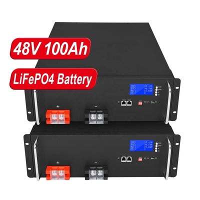 48v 100 Amp ঘন্টা Lifepo4 ব্যাটারি ডিপ সাইকেল 4000 সোলার পাওয়ার ওয়াল স্টোরেজ সিস্টেম