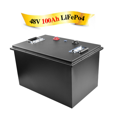48v 100ah Lifepo4 ব্যাটারি ওয়াটারপ্রুফ M8 টার্মিনাল