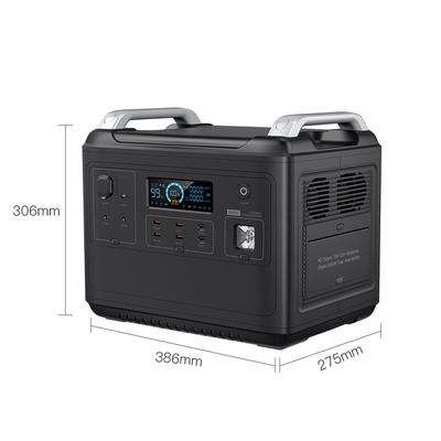 এয়ার কন্ডিশনার ফ্রিজ হোম 2000w Lifepo4 Ups সোলার জেনারেটরের জন্য LiFePO4 পোর্টেবল পাওয়ার স্টেশন