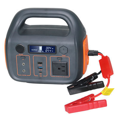 পোর্টেবল এনার্জি স্টোরেজ আউটপুট 110V AC লিথিয়াম আয়ন ব্যাটারি 300W পুনর্নবীকরণযোগ্য শক্তি হোম পাওয়ার স্টেশন