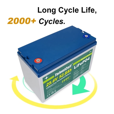24v 50ah এর জন্য লিথিয়াম আয়ন ফেরাস ফসফেট লাইফপো4 ব্যাটারি