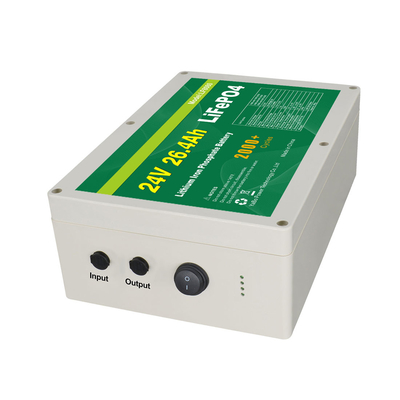 সৌর প্যানেল UPS লিথিয়াম আয়নের জন্য 26.4Ah 25.6v Lifepo4 ব্যাটারি প্যাক ডিপ সাইকেল