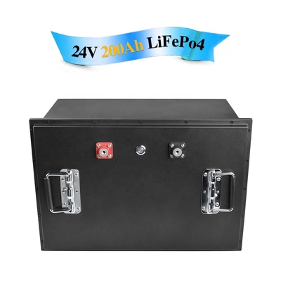 IP67 জলরোধী Lifepo4 ব্যাটারি 24v 200ah সেল সোলার এনার্জি স্টোরেজ সিস্টেম