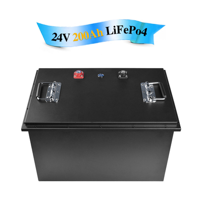 জলরোধী 24V Lifepo4 ব্যাটারি লিথিয়াম আয়রন ফসফেট 200Ah শীট মেটাল পাওয়ার টুল