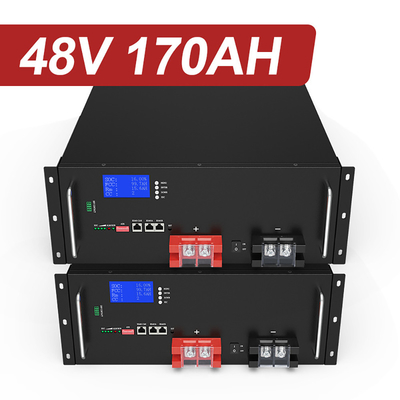 কাস্টমাইজড হাই কোয়ালিটি ডিপ সাইকেল 3.2V 16S1P 170Ah ব্যাটারি প্যাক এনার্জি স্টোরেজ 48V LiFePO4 লিথিয়াম ব্যাটারি