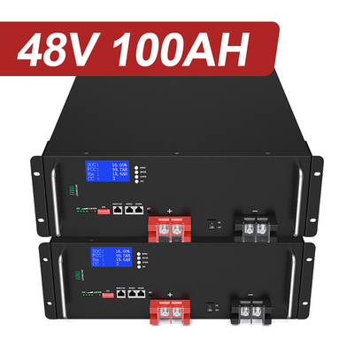 রিচার্জেবল LiFePO4 লিথিয়াম আয়ন ব্যাটারি সেল 48V 100Ah LiFePO4 ব্যাটারি প্যাক