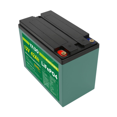 প্লাস্টিক কেসিং 12V 42Ah Lifepo4 ব্যাটারি প্যাক সহ 32700 6Ah সেল 4S4P কনফিগারেশন