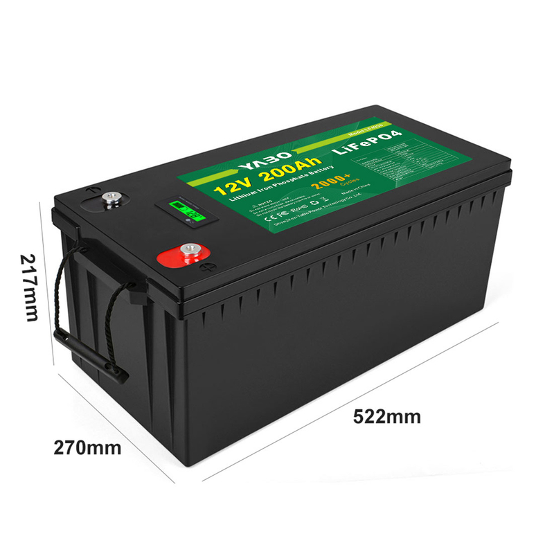 200Ah 300Ah লিথিয়াম 100ah 12v Lifepo4 ব্যাটারি প্যাক ডিপ সাইকেল আরভি ইয়ট মেরিন সোলার