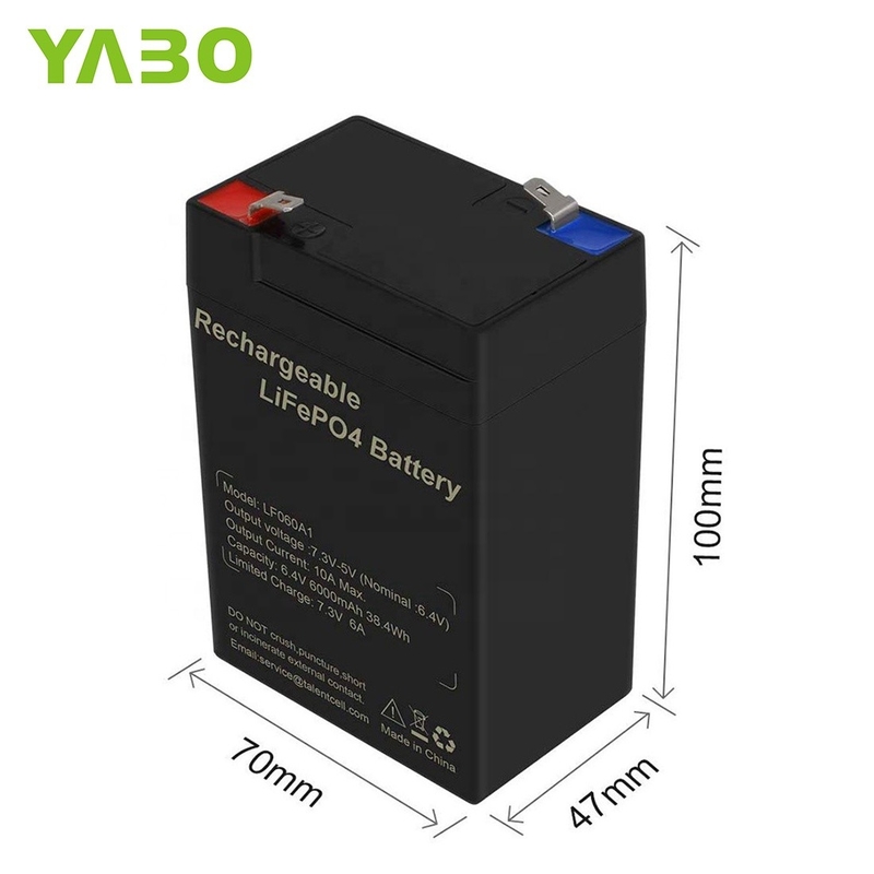 মেরিন ডিপ সাইকেল Lifepo4 ব্যাটারি 6V 5Ah 2.5Ah 4Ah 4.5Ah 6Ah সোলার প্যানেল
